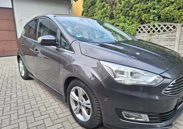 Ford C-MAX cena 52800 przebieg: 164213, rok produkcji 2018 z Rawicz małe 407